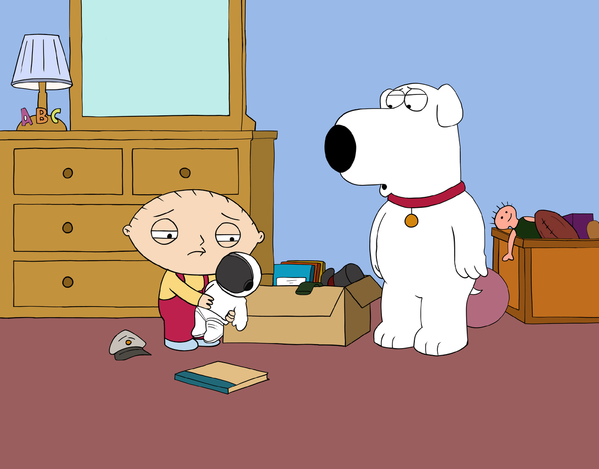 Кадр из мультсериала "Гриффины" Добавьте описание
