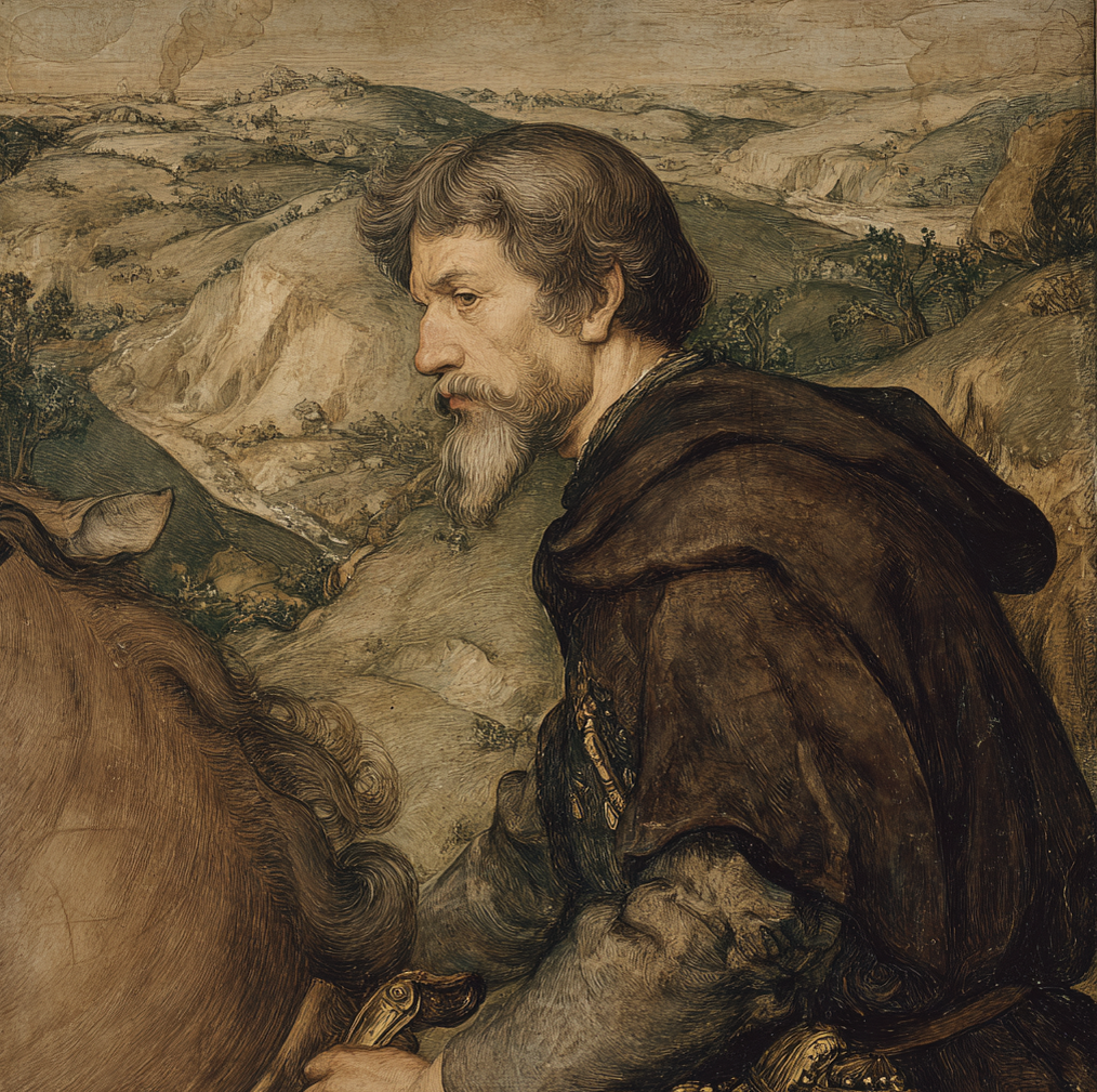 Янош Запольяи спасается от солдат Фердинанда. Ему поможет только падишах.