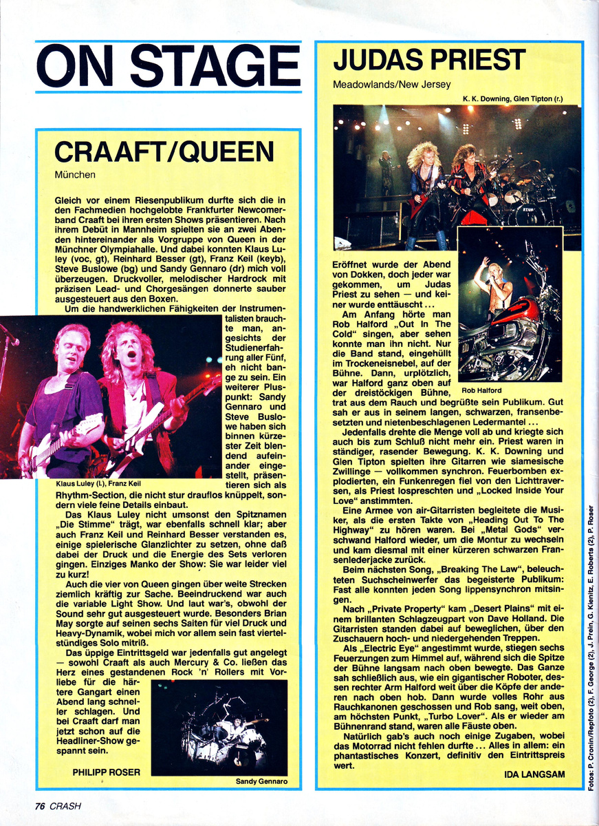 Страница журнала Crash