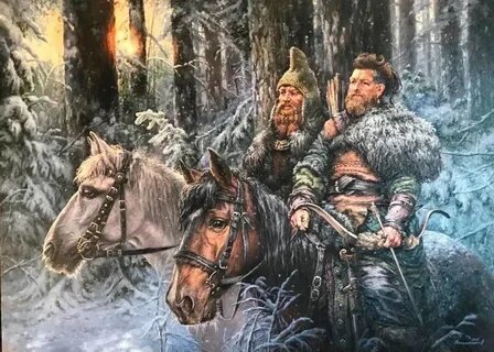 Царские скифы. Художник: Владимир Меньшенин.