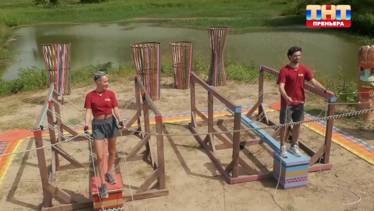 Кадр из шоу «Звезды в джунглях» 27.10.2024