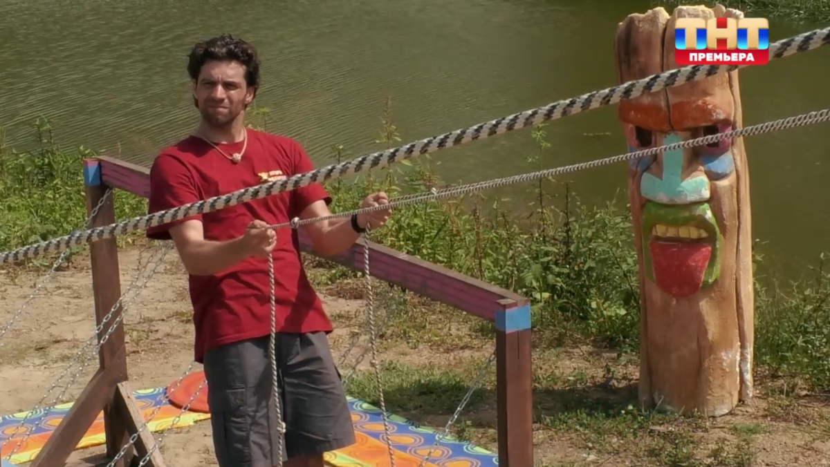 Кадр из шоу «Звезды в джунглях» 27.10.2024