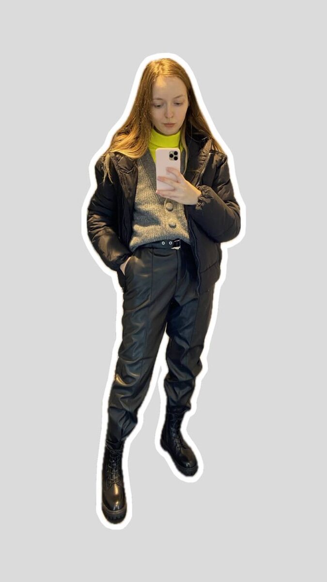 пример многослойности с кардиганом