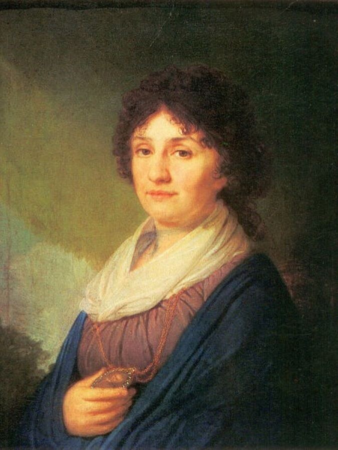 Екатерина Николаевна, мать генерала Раевского. Худ. В.Л. Боровиковский