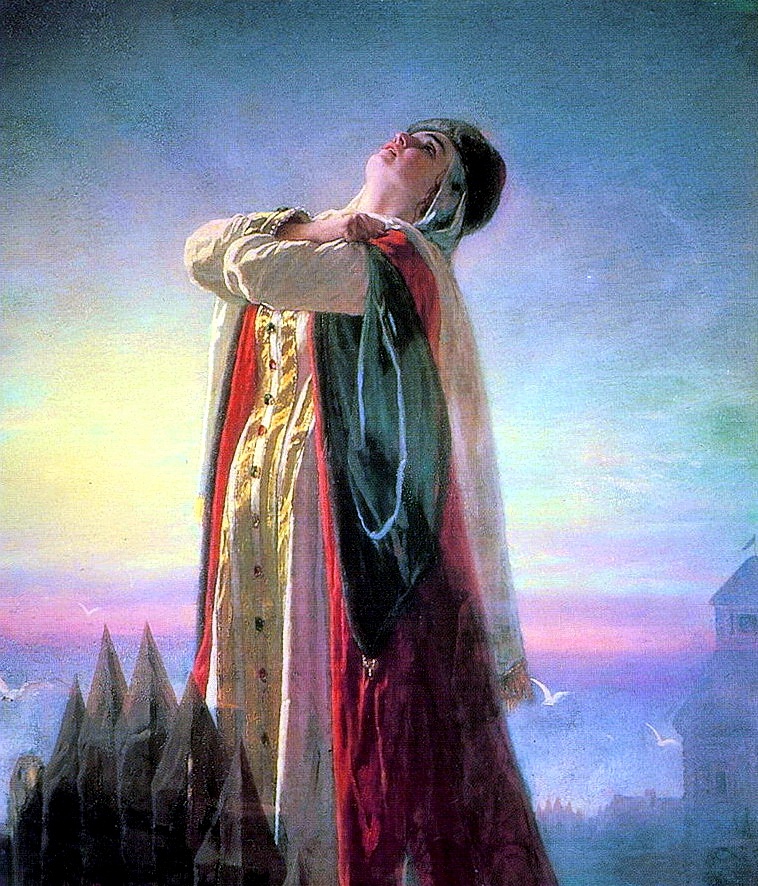 «Плач Ярославны»,1881, холст, масло, 157 × 125 см, частная коллекция