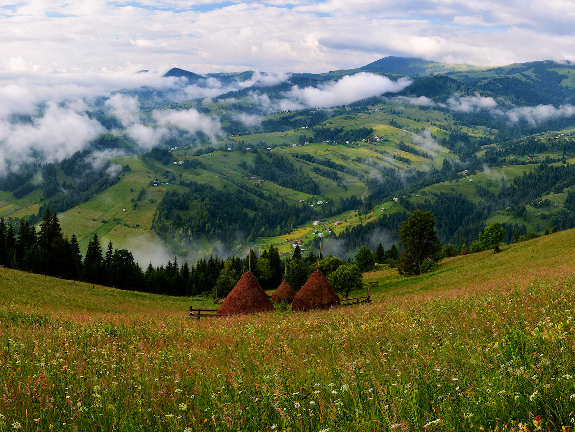 Южные Карпатские горы, Румыния.