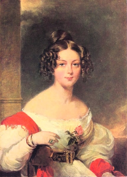 Графиня Клаудия Редеи де Киш-Реде, худ. Иоганн Эндер, 1830-ее гг.