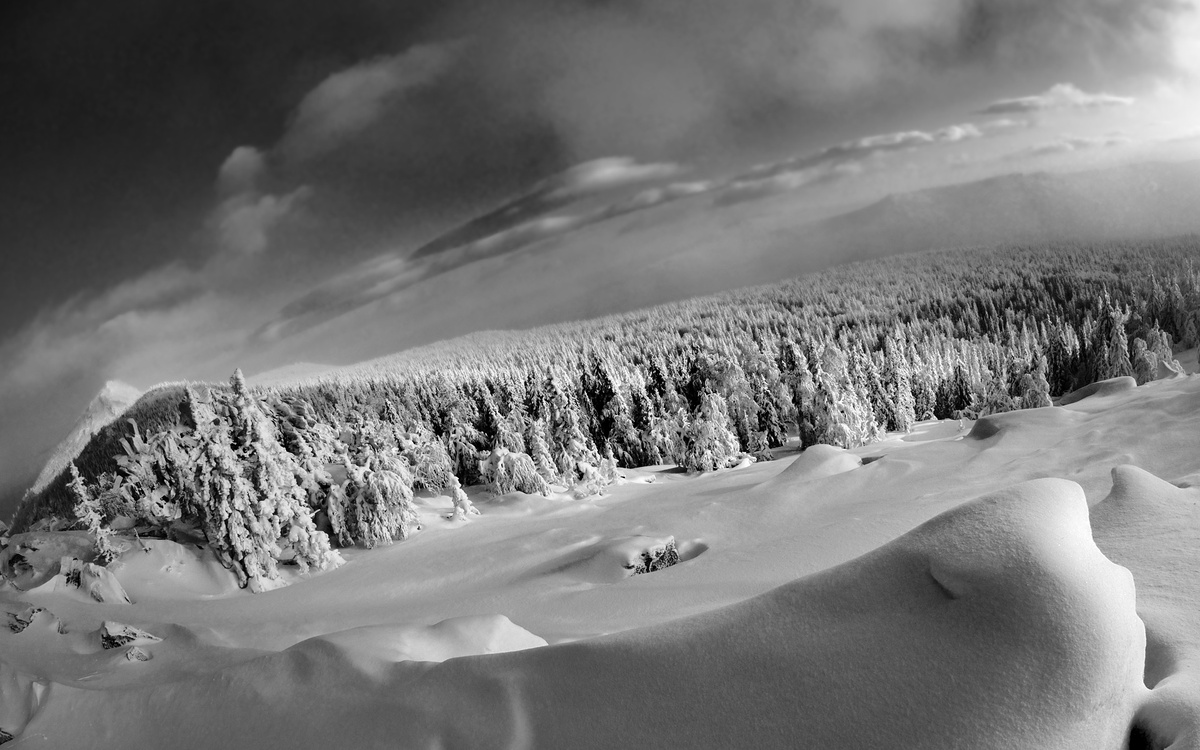 Митькины Скалы зимой