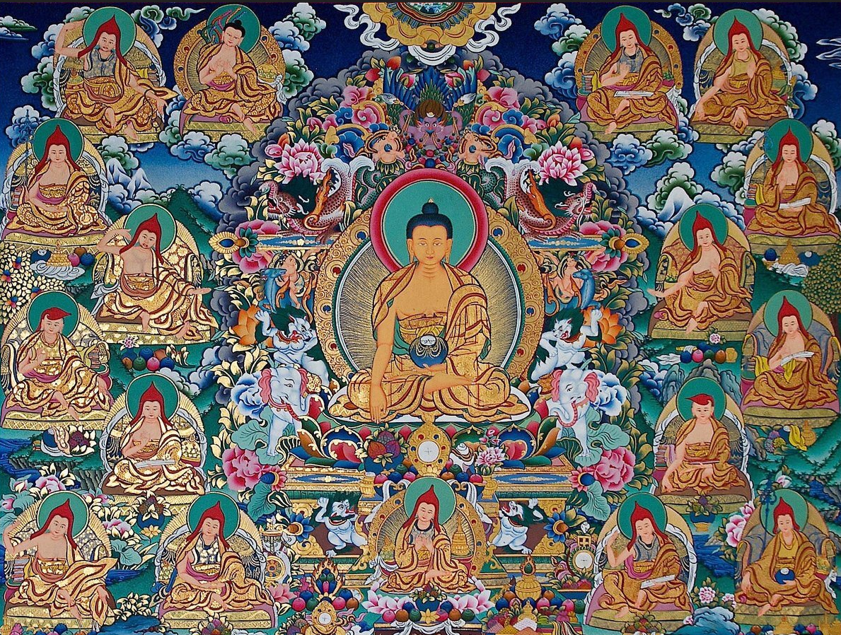 Будда и Бодхисаттвы.  Изображение: dazanspb.ru