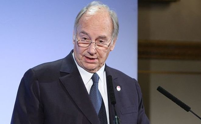 Ага́-ха́н IV  в Казани на церемонии награждения победителей Международной премии Ага Хана в области архитектуры 2019 года. 