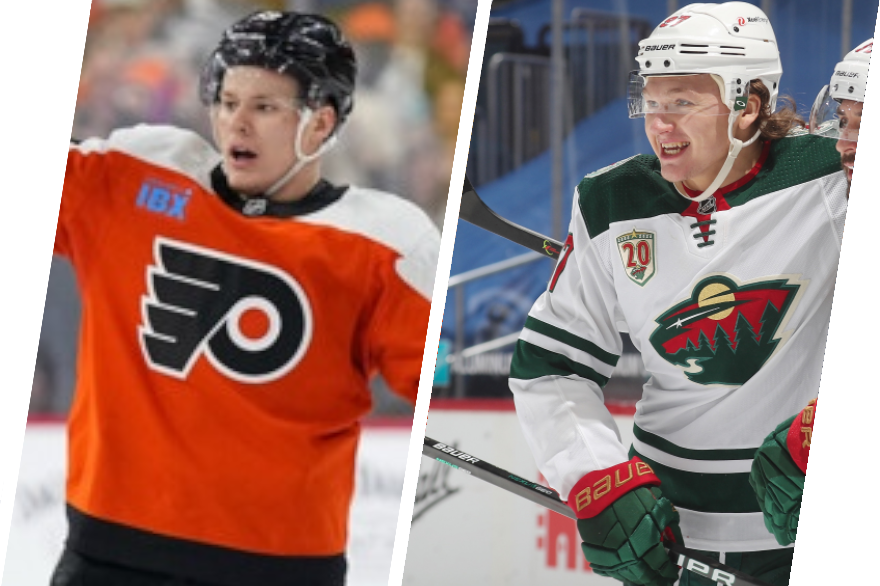 Матвей Мичков и Кирилл Капризов хороши на старте сезона-2024/25. Коллаж: СпортФакт