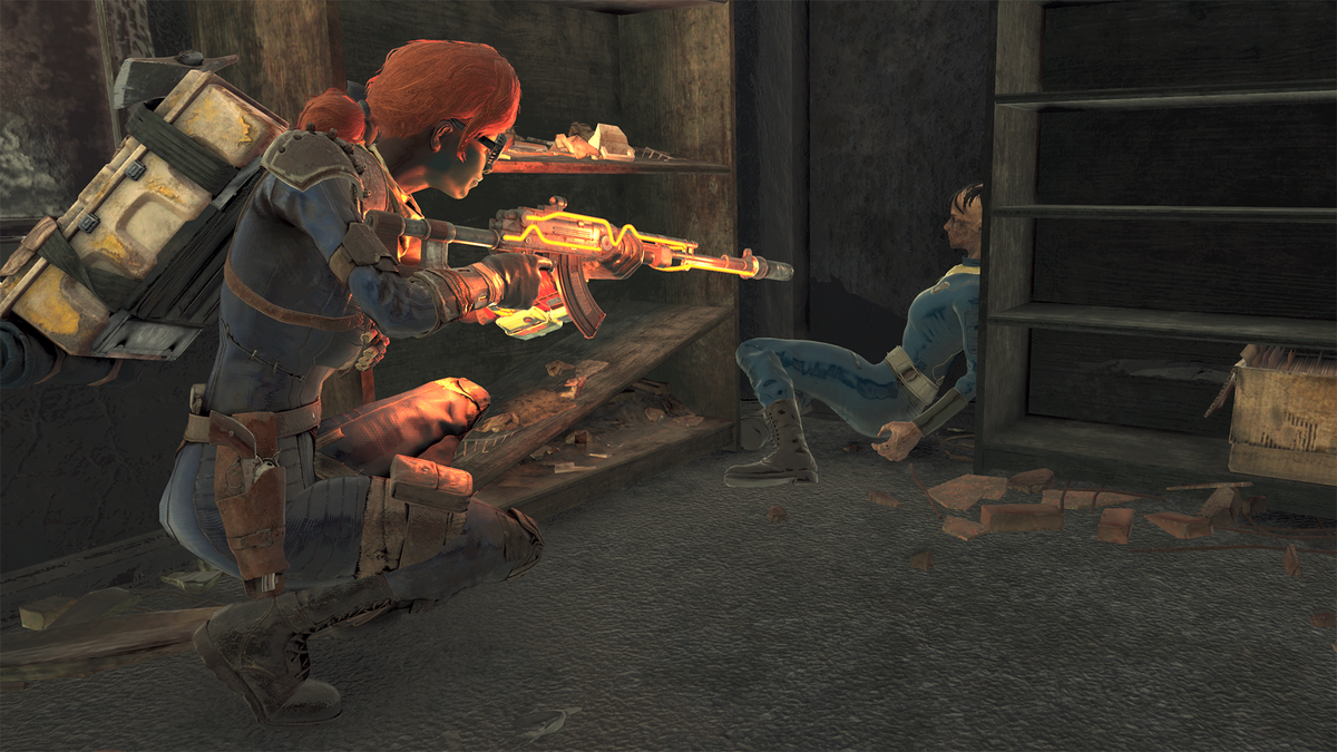 Её звали Аннушка. В убежище она была библиотекарем! А на поверхности мечтала открыть школу. И у нее почти получилось. 