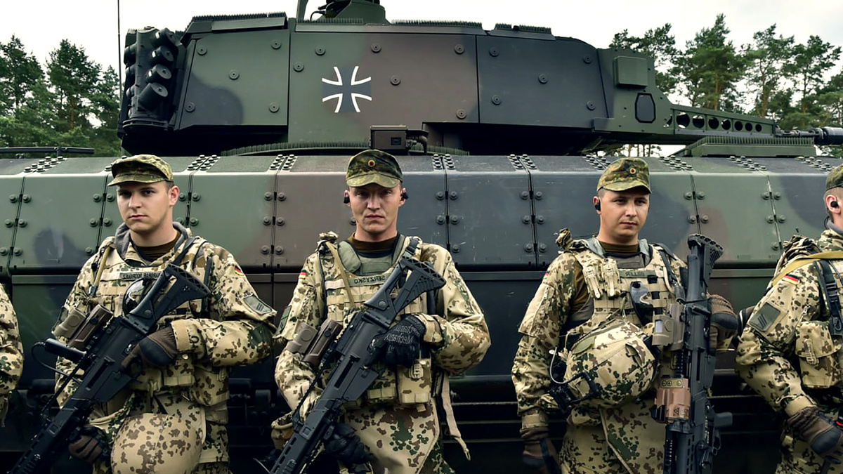 Немецкие танки в Прибалтике