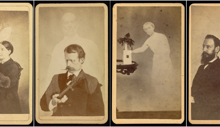 Фото с «призраками» работы У. Мамлера. Источник: getty.edu