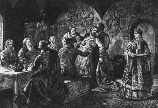 Так этот пир увидели в ХIX веке. Из открытых источников