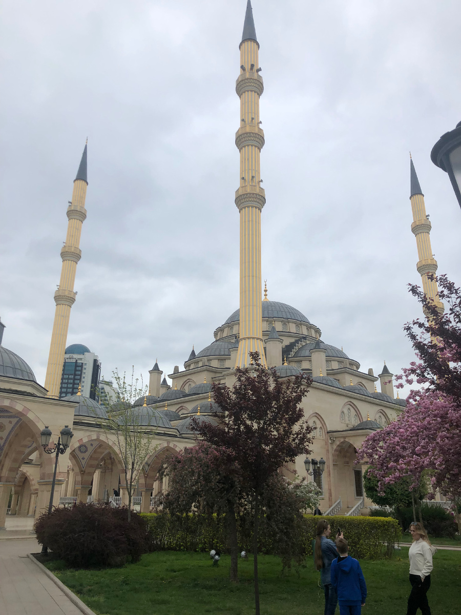 Мечеть в Грозном в Чечне