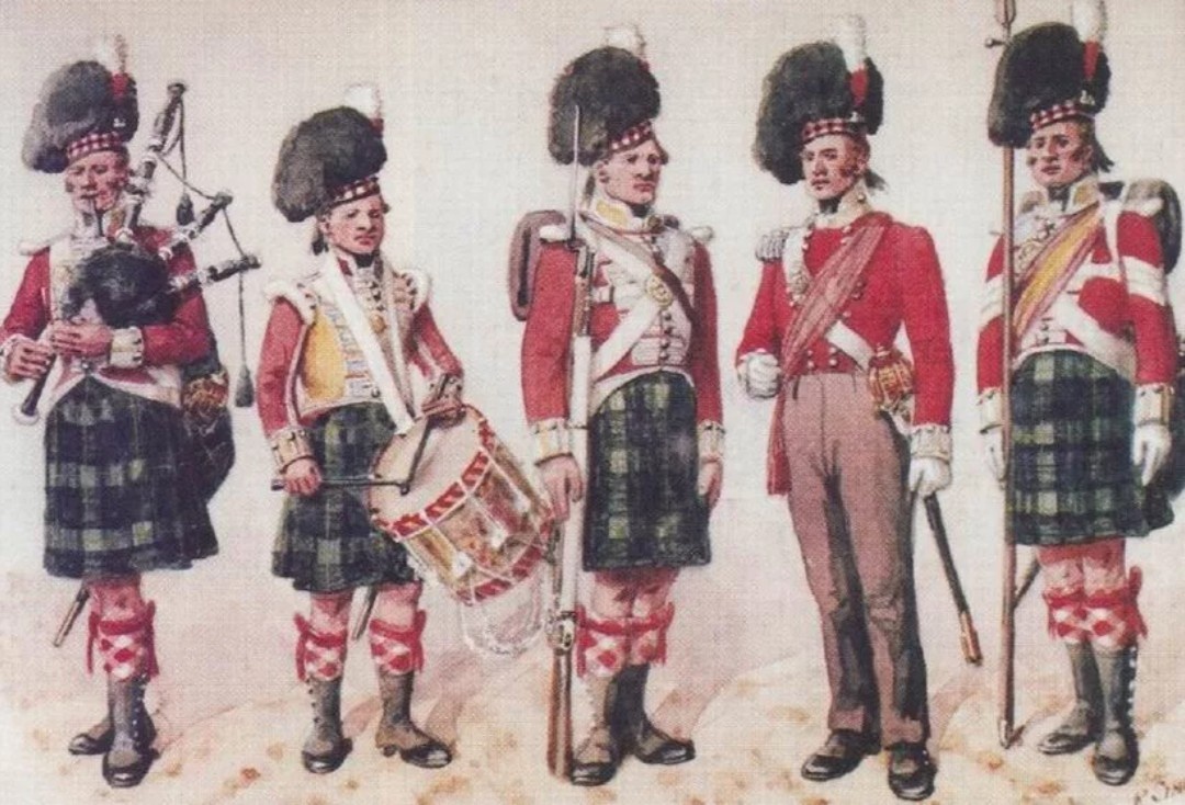 Шотландский полк, из интернета.