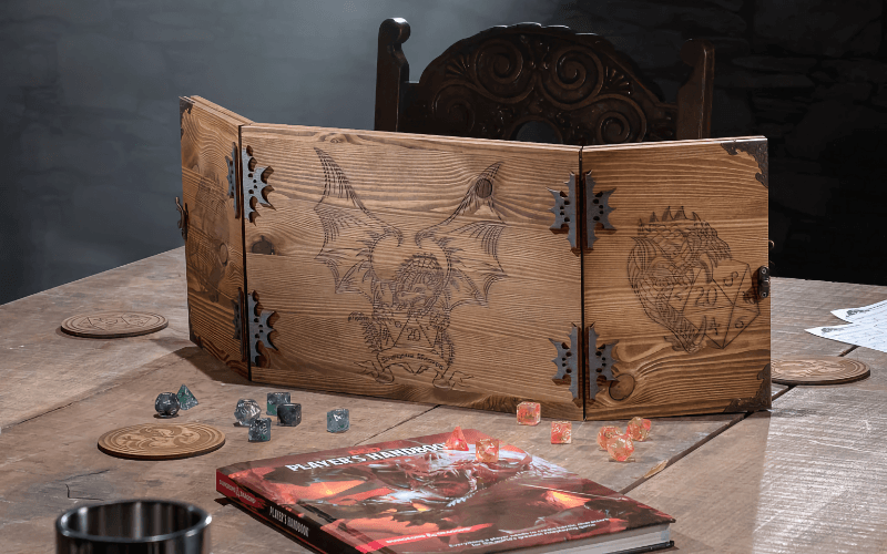 Место гейм-мастера DnD.