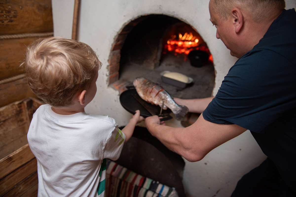 учимся готовить в русской печи