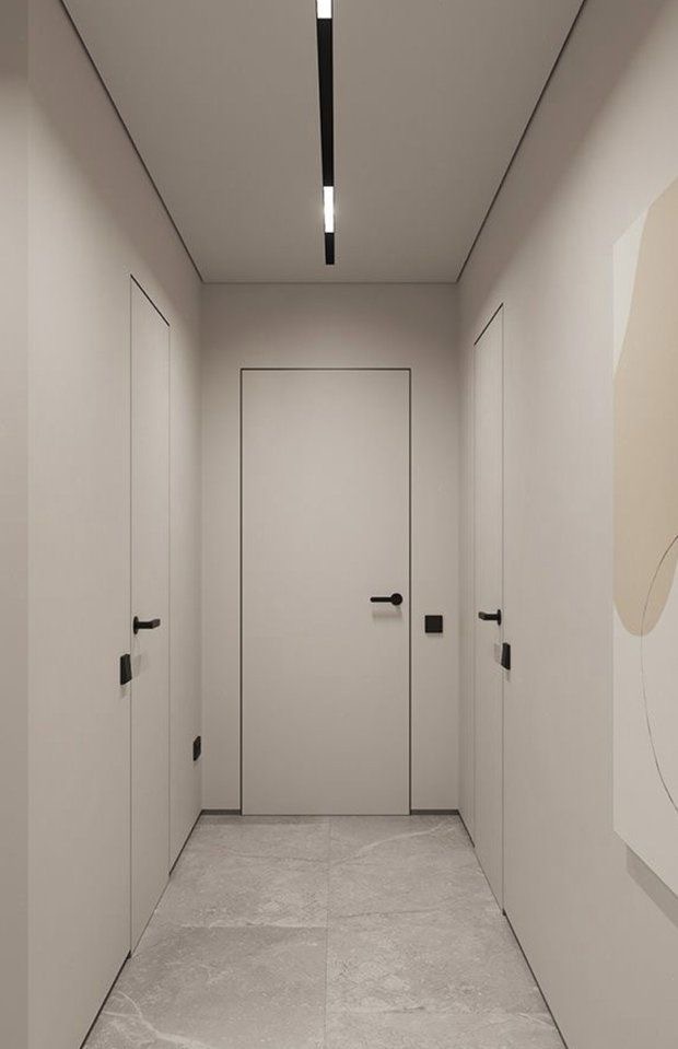 Теневой профиль с натяжным потолком