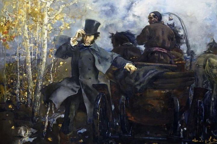 В.К. Федоров. Пушкин по следам Пугачева. 1991 год. Фото: предоставлено пресс-службой ГМИИ РТ