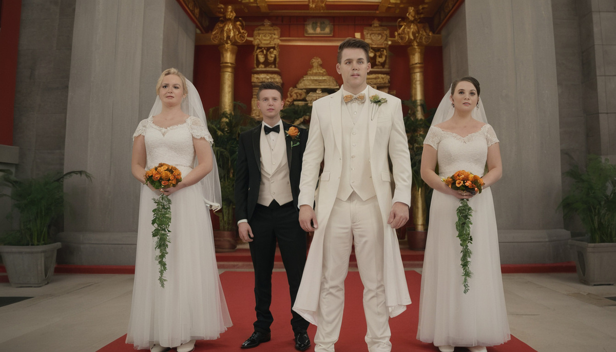 все претензии к внешности новобрачных к ИИ, вот честно, это не я!!! 