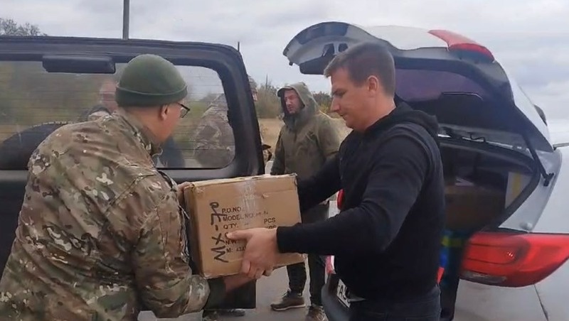    Участники СВО получили подарки от земляков и посылки от родных Фото: администрация Апанасенковского округа