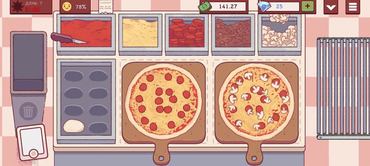Скриншот из игры "Good pizza, great pizza"