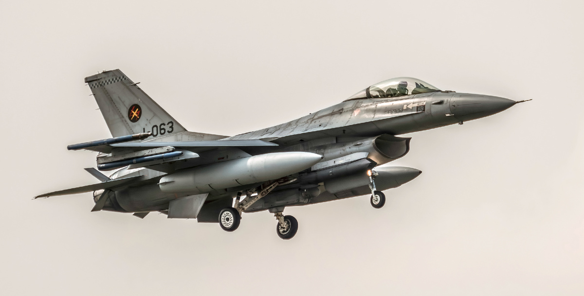 F-16A блок 20 MLU  с/н 86-0063 (б/н J-063), 2021 г. 