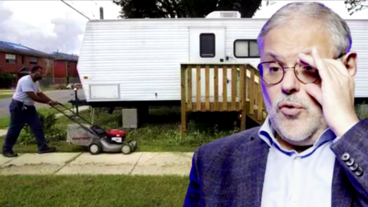 Даже если ты живёшь в вагончике, закон обязывает тебя стричь газон, а иначе штрафы вплоть до конфискации вагончика (реальная история)