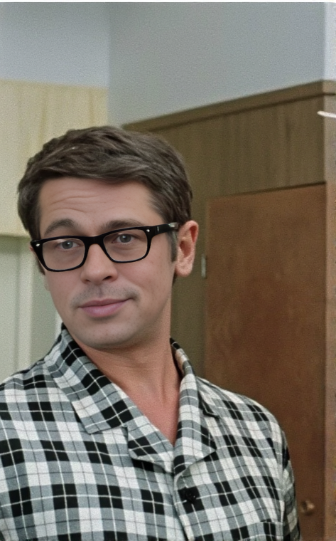 Как вам Бред Питт в роли Шурика?