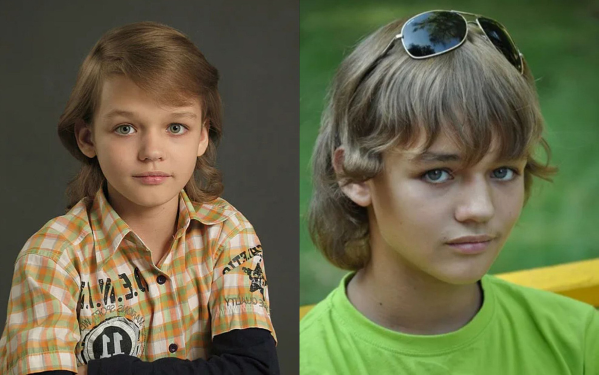 на фото Александр Сигуев в детстве