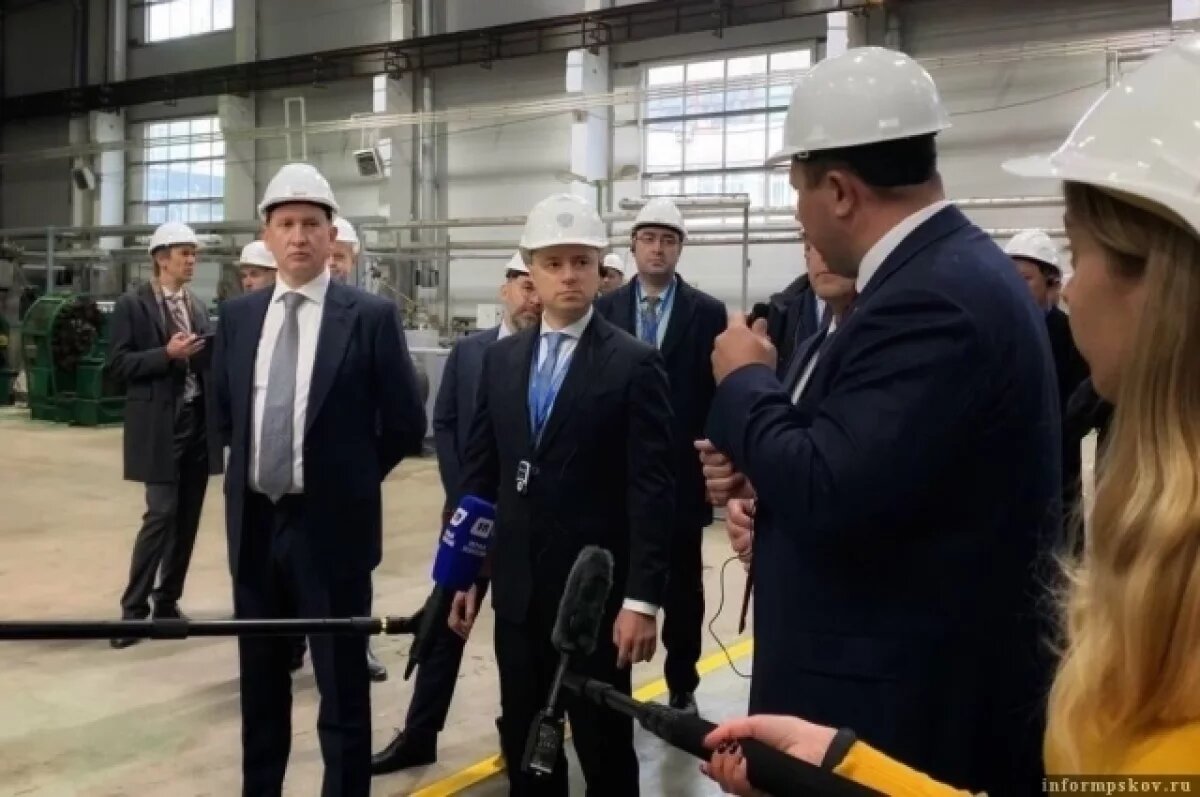    В Пскове запустили новый завод «Севкабель»