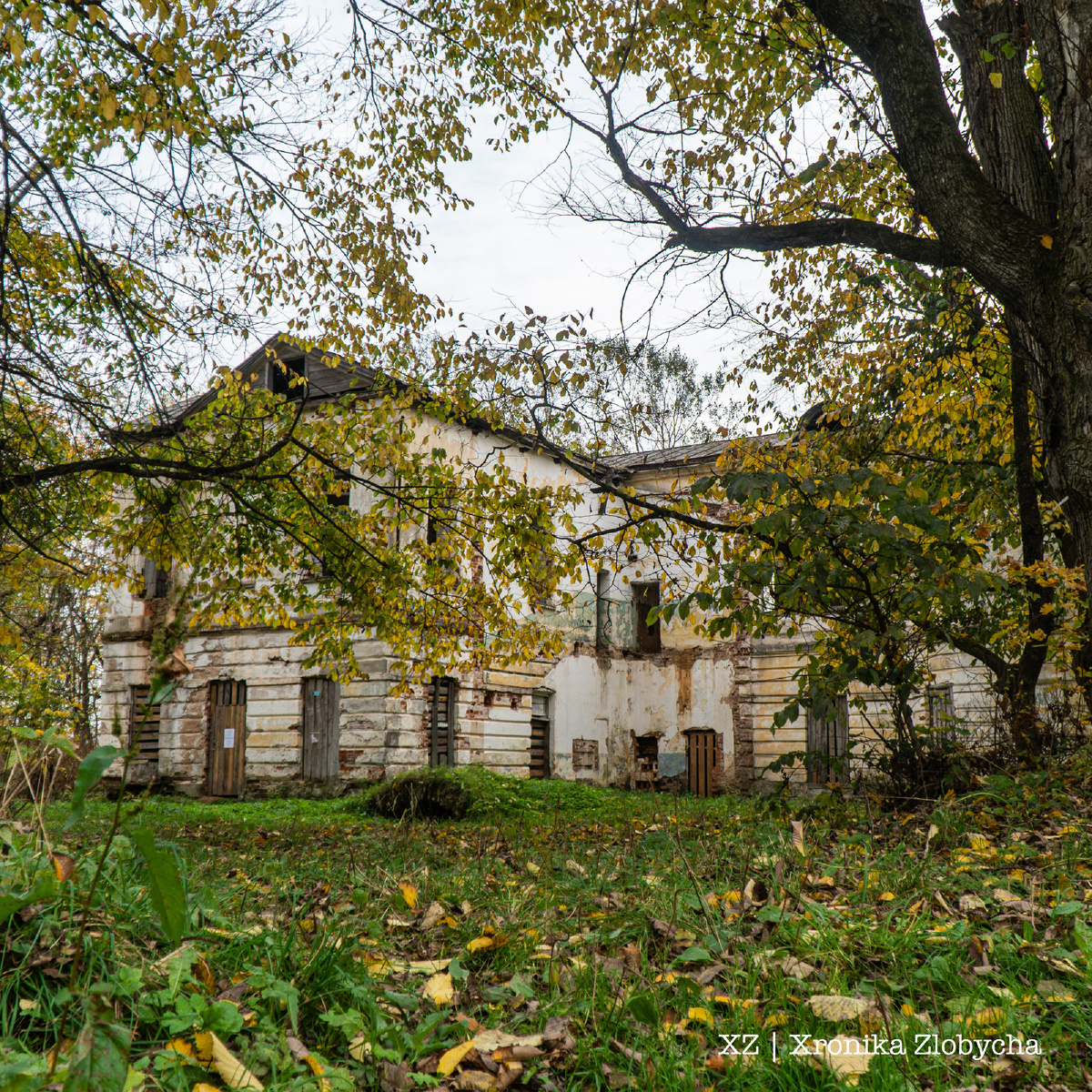 Часть главного дома в усадьбе Николькое-Черенчицы (Фото автора)