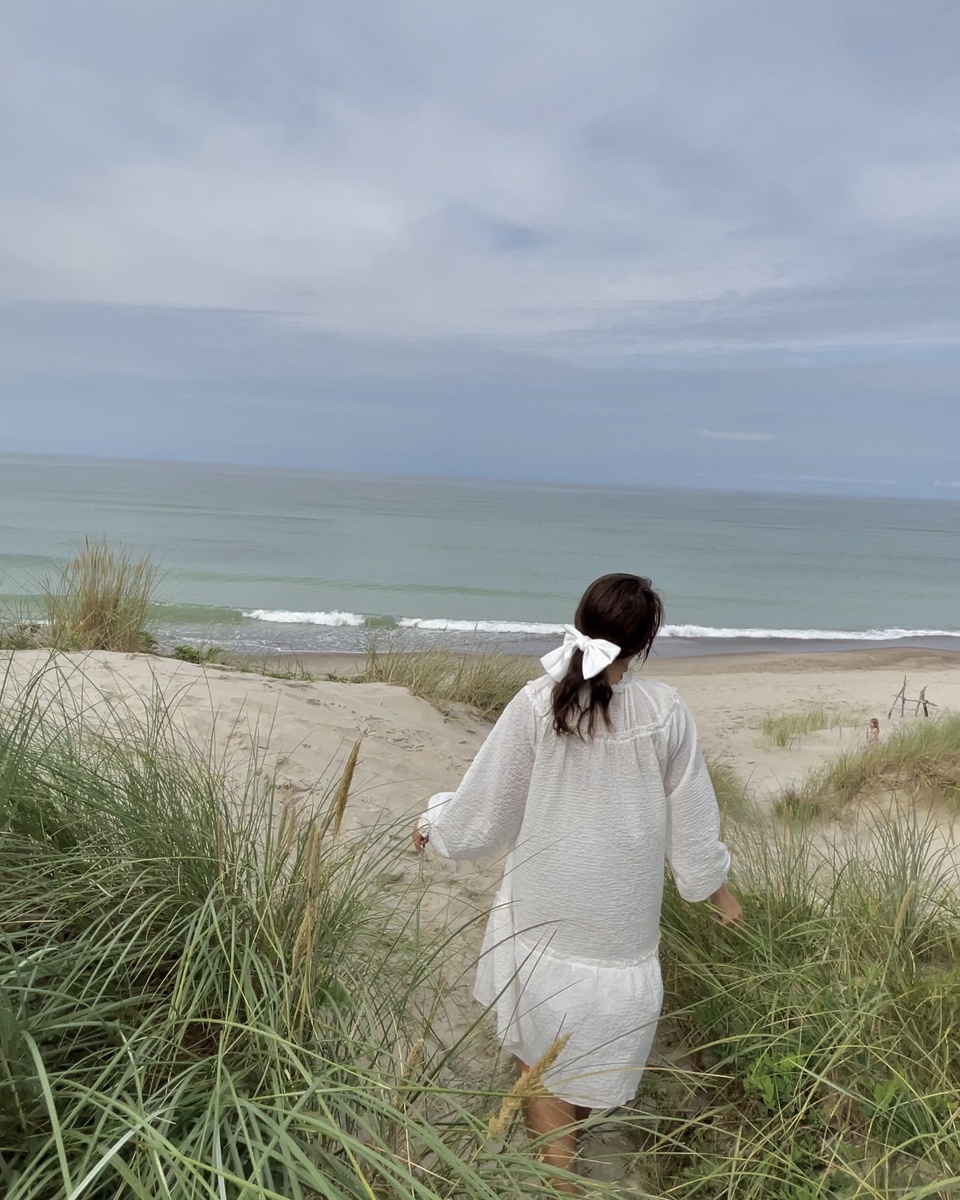 Балтийское море на Куршской косе, начало августа