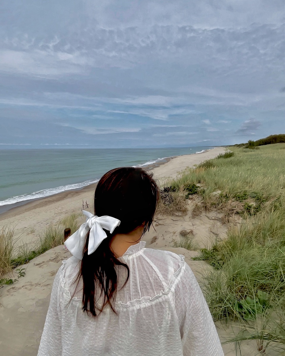 Балтийское море на Куршской Косе, начало августа