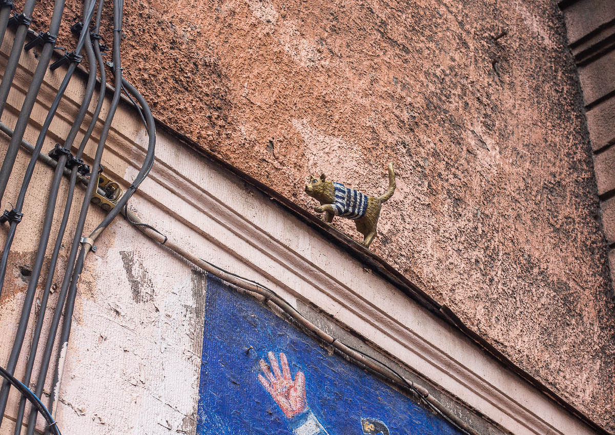 Скульптура кошки Тиши Матроскиной. Санкт-Петербург. Фото автора статьи 