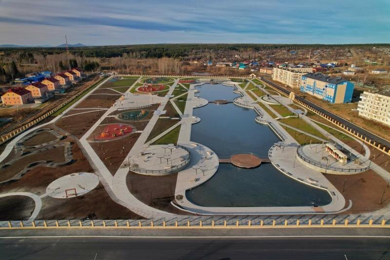    Фото: департамент информполитики губернатора. Обновленная набережная Волчанска