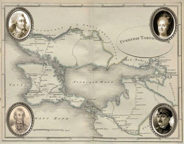    Карта Таврической губернии. Телеграм-канал «Рогозин».