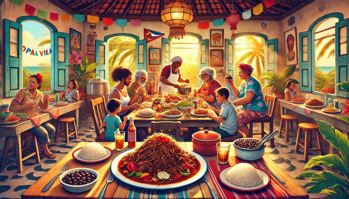 Традиции вокруг ропа вьеха (сгенерировано DALL-E)