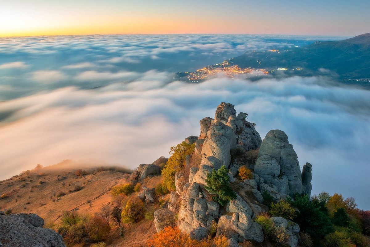 Вид с горы Демерджи-яйла