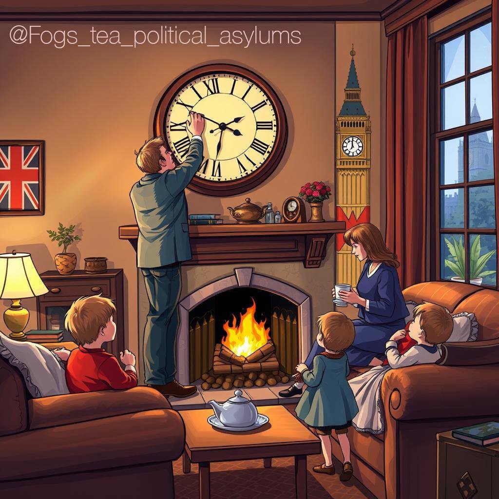 Великобритания переходит на зимнее время 