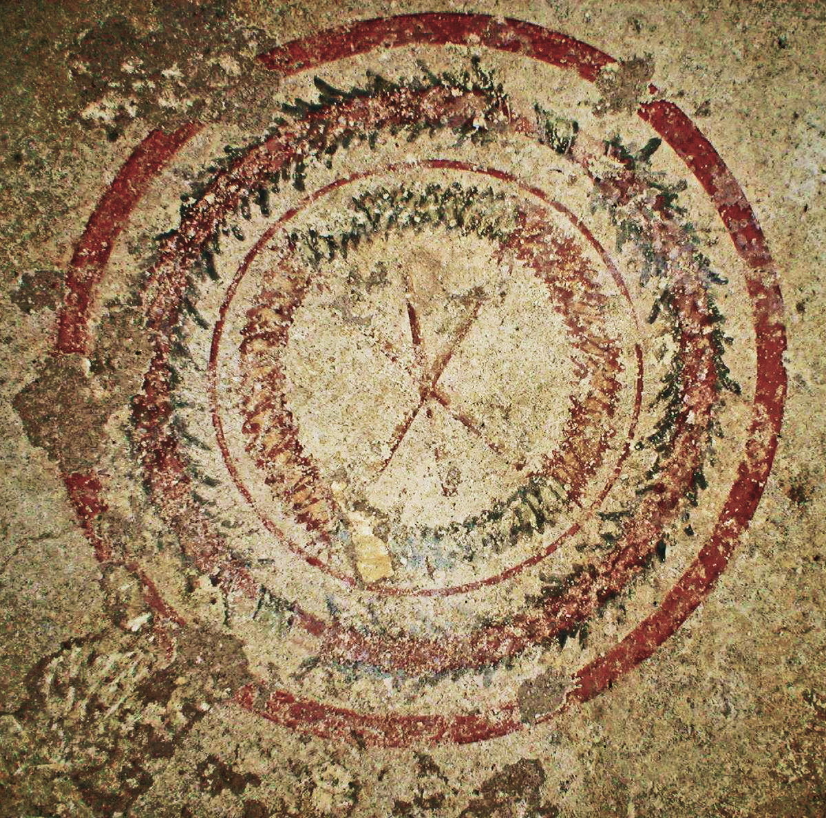 Херсонес. Склеп 2003 г. Роспись плафона.
Фотография.