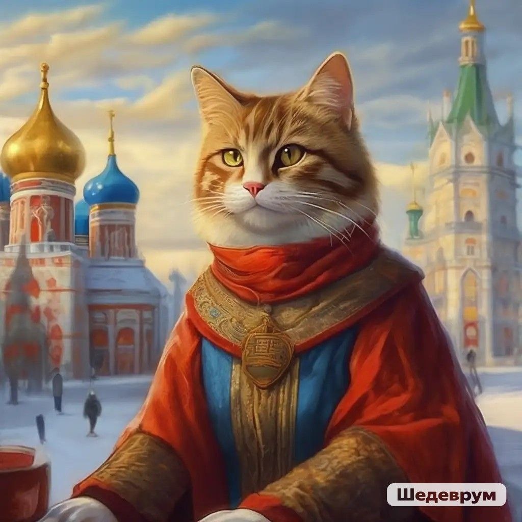 Изображение сгенерировано по запросу: Котик хочет в Тамбов