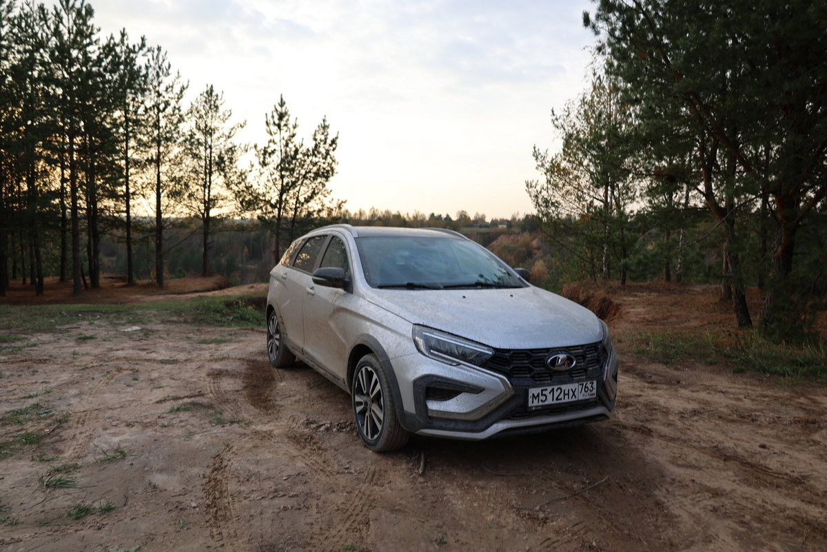 Lada Vesta SW Сross всё снесла!