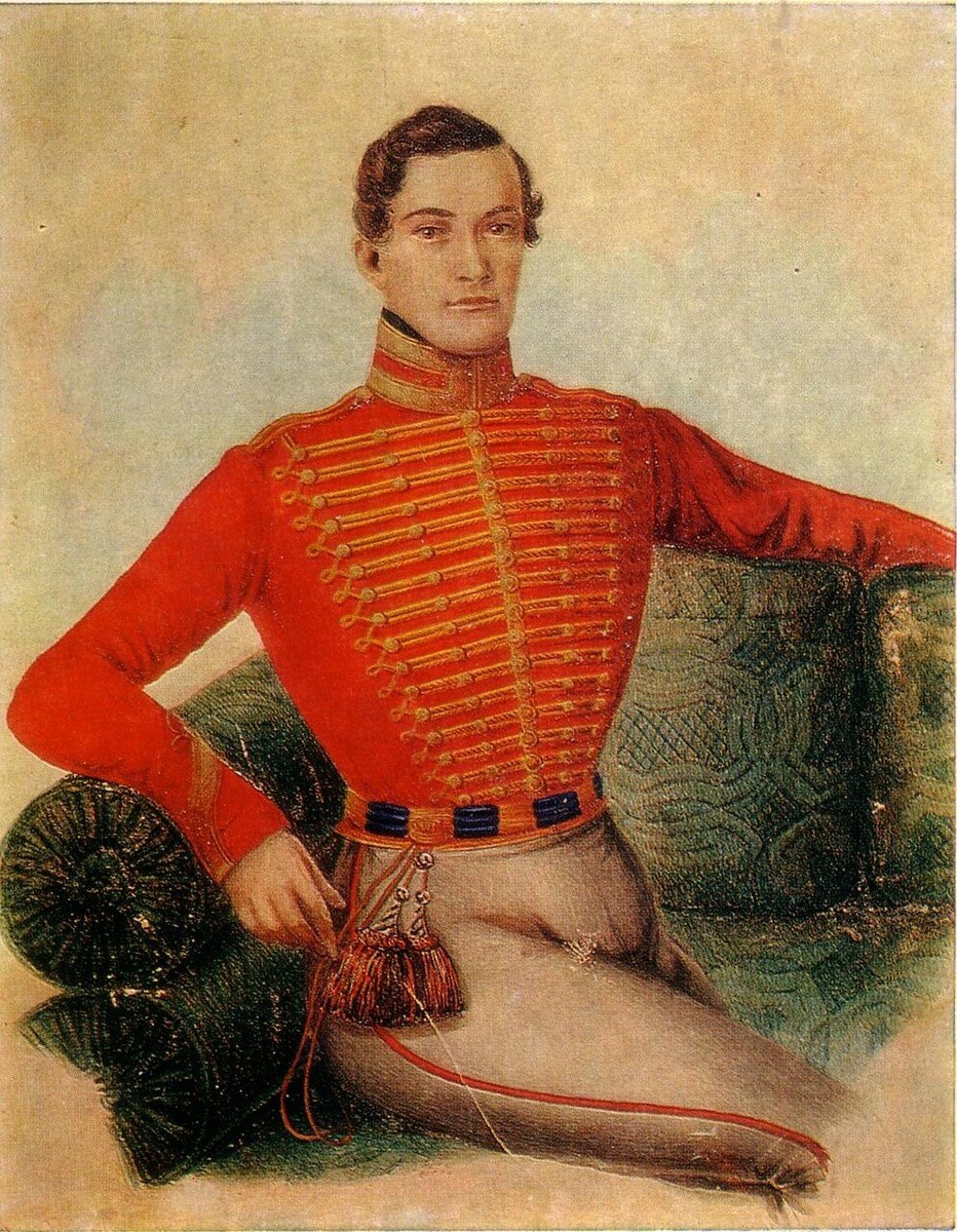 Иосиф Поджио в молодости. Неизвестный художник. Фото из открытых источников