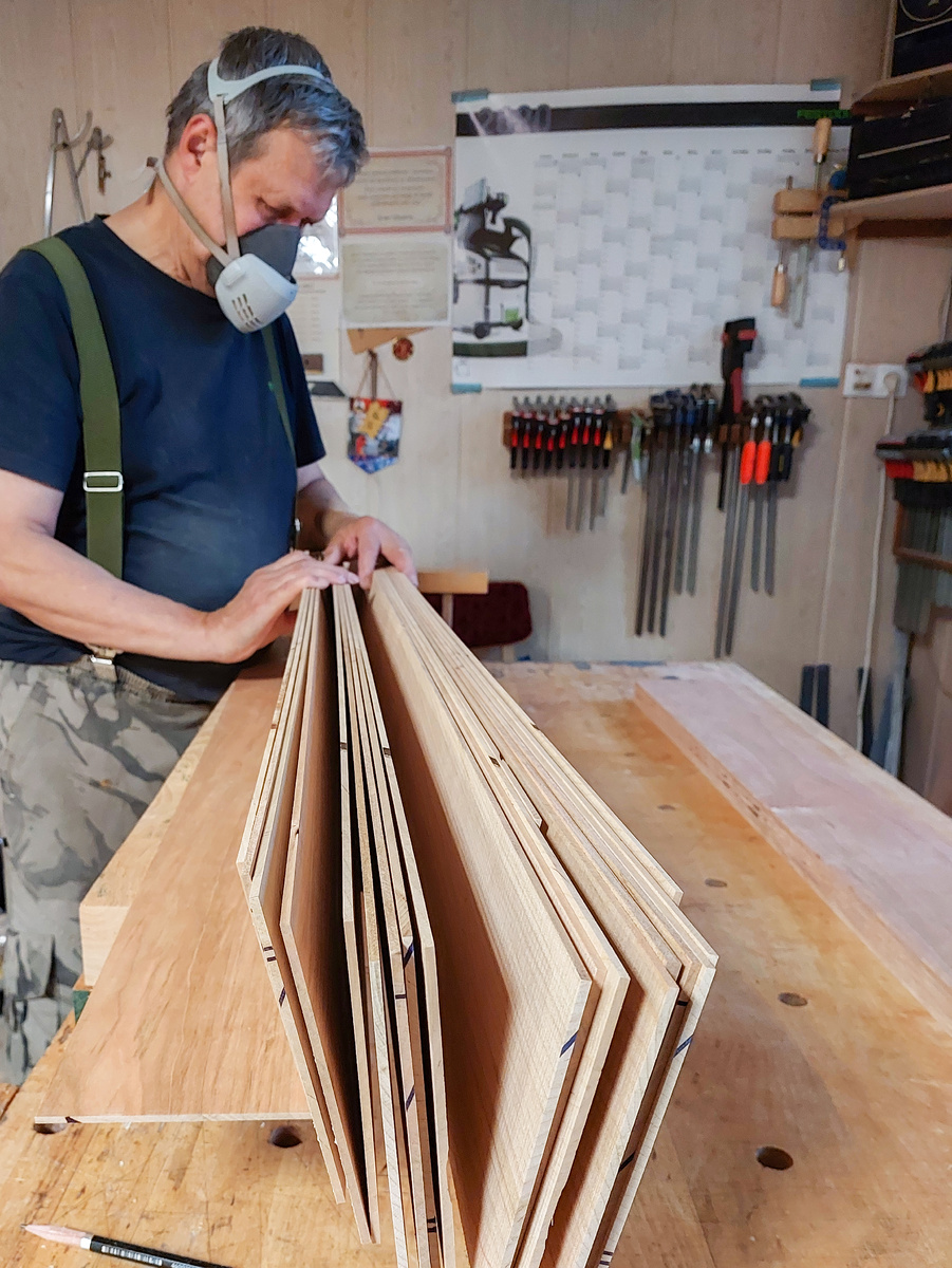 Изготовление ламелей для гнутоклееных конструкций.