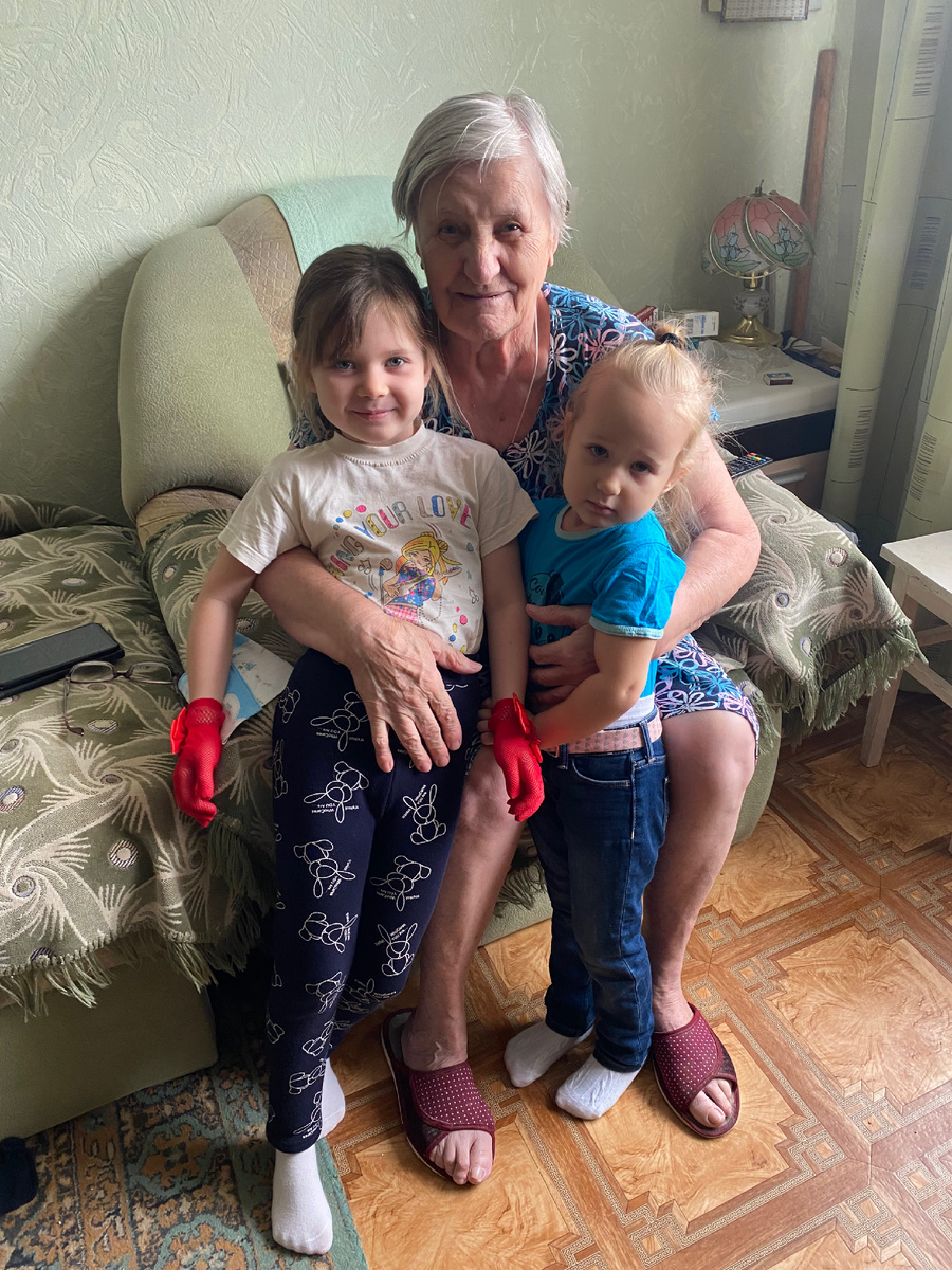 Фото автора. Поколения встретились!