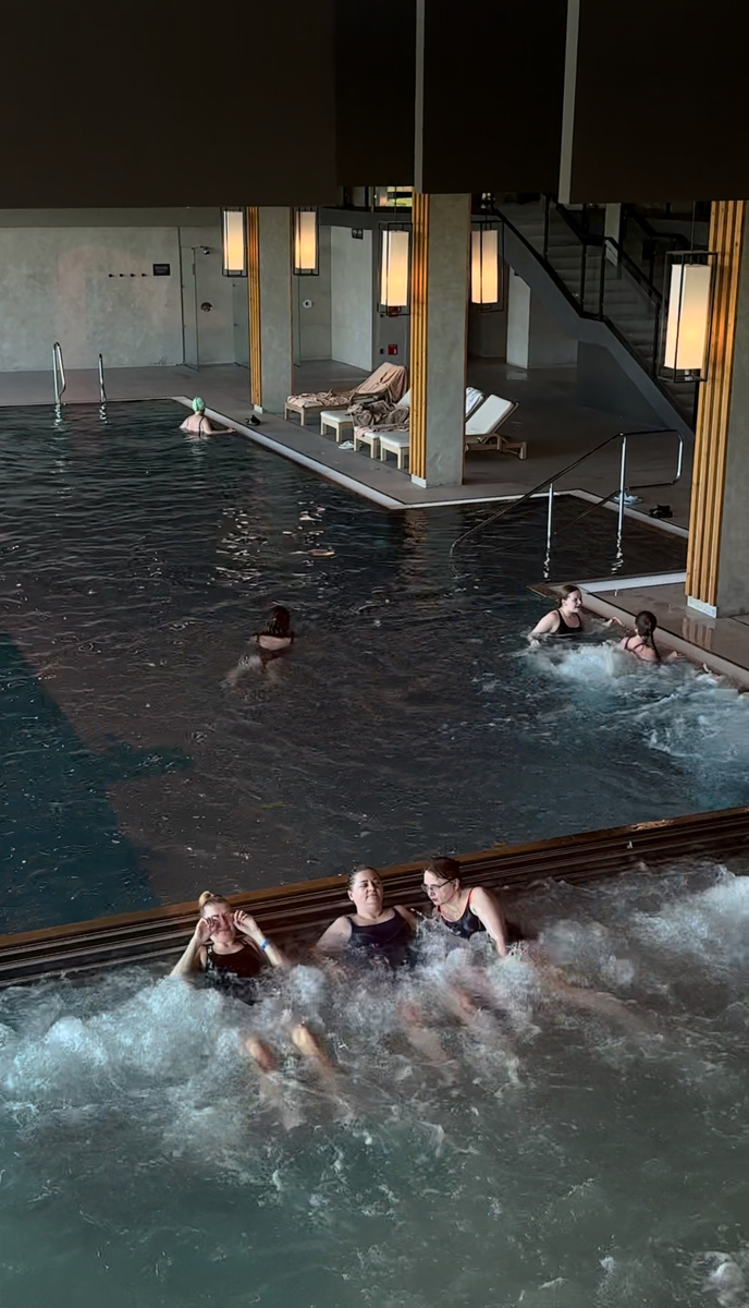 Вид на гидро массаж 