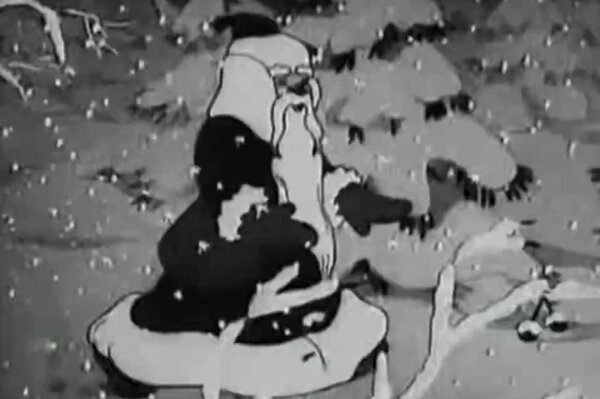 В 1937 году на экраны выходит мультфильм «Дед Мороз и серый волк». Фото © YouTube / Классика жанра
